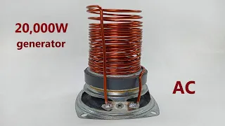 Free electric energy 240V generator With 100% copper wire transformer Light bulb Magnets activity