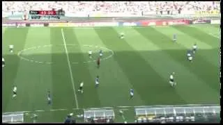 David Beckham tackle against Brazil
