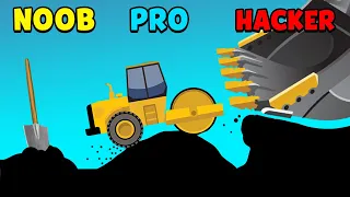 NOOB vs PRO vs HACKER - Build Roads