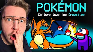 Je peux CAPTURER des POKÉMON sur Among Us ! (RÔLE DRESSEUR)