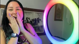 Montando minha Ring light e microfone que comprei na Shopee - Valeram a pena?