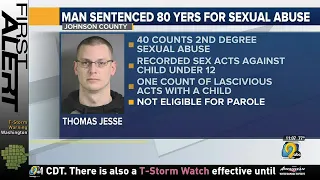Iowa City man sentenced to 80 years for sexual abuse of child