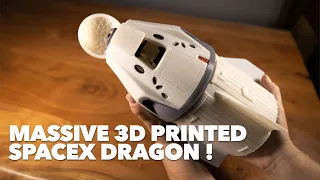 🚀 Massive 3D Printed SpaceX Dragon Crew !
