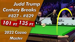 Judd Trump Century Breaks 827-829 Highlightsᴴᴰ | 2022 Cazoo Master
