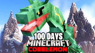 I Spent 100 DAYS in LEGENDARY POKÉMON Minecraft Against my Rival! (Duos Cobblemon)