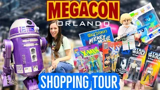 MEGACON ORLANDO 2023 Booth Shopping Tour | Star Wars, Marvel, Disney Collectibles & More!