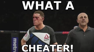 UFC 2 ONLINE - WHAT A CHEATER!! (Online Matches)