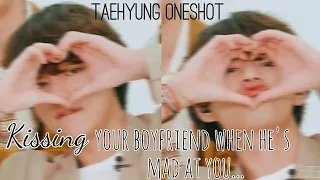 Kissing your boyfriend when he's mad at you ||BTS FF||K.TH ONESHOT||