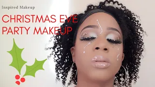 VLOGMAS DAY 8 /Christmas Eve Party Makeup