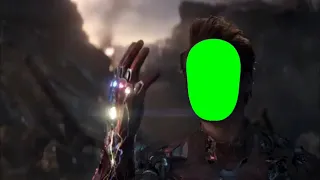 Green Screen Endgame - I am Iron Man template