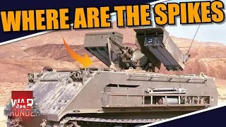 War Thunder - WHERE are the ISRAELI vehicles with the SPIKE MISSILES? WHAT are the OPTIONS?