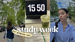 STUDY WEEK: study schedule, late night walks, pr unboxing, study cafe etc.