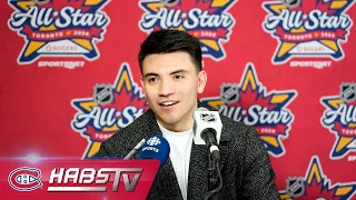 Nick Suzuki at NHL All-Star Media Day in Toronto | LIVE PRESS CONFERENCES