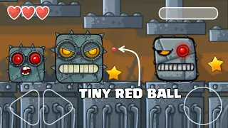 Tiny Red Ball vs Factory Boss Volume 3  - All Levels - Tiny Ball - Reverse Gameplay Volume 3