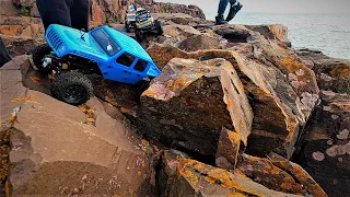 RC SCX-24 Group Rock Crawling // Axial Gladiator and Bronco Deadbolt // Injora upgrades Test