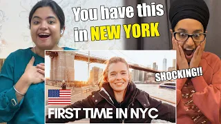 Indians React to FIRST impressions of NYC