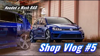 The Red GTI Departs | An E60 M5 is Part of our Family Now | The Mk7 Golf R Gets a WASH! Shop Vlog #5