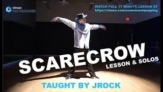 ADVANCED POPPING DANCE TUTORIAL (SCARECROW STYLE) BY JROCK