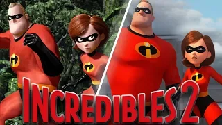 Incredibles 2 Animation Comparison: Then and Now (2004 VS. 2018)