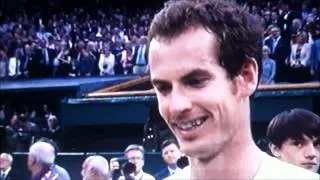 Wimbledon 2012 Final ( Andy Murray's Speech)
