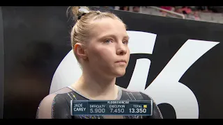 Was Jade Carey's Floor Exercise from the US Championships Day 1 Underscored?