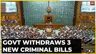 Government Withdraws 3 New Criminal Law Bills, Plans To Introduce Them Afresh