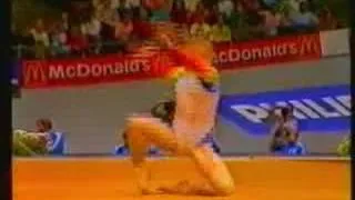 DANIELA SILIVAS 1987 WORLDS TEAM COMP-FLOOR-PERFECT 10!