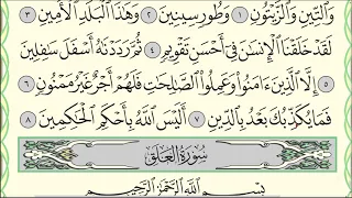 Читаю суру ат-Тин (№95) один раз от начала до конца. #Коран​ #Narzullo​ #АрабиЯ #Нарзулло #таджвид