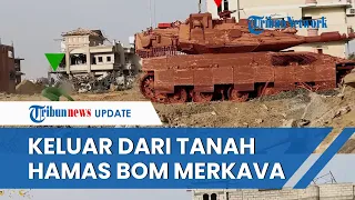 Detik-detik Hamas Muncul dari Dalam Tanah, Ledakkan Tank Merkava di Rafah dari Jarak Dekat