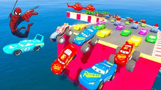 GTA V Epic New Stunt Race For Car Racing Challenge by Trevor and Shark #0808