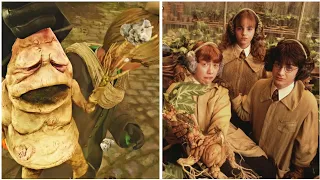 Hogwarts Legacy - Repotting Mandrakes in Herbology Class