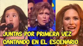 ANGELICA VALE CANTA A LADO DE SU MAMA ANGELICA MARIA Y SU HIJA POR PRIMERA VEZ.