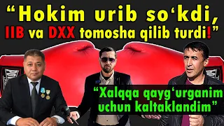 Maktab direktori: Hokim urib-so'kdi, DXX va IIB boshlig'i tomosha qilib turdi!!!