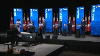 Conservative leadership candidates' English-language debate – May 11, 2022