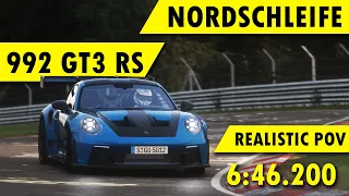 Driver's Eye Porsche 911 992 GT3 RS Nürburgring | WORLD RECORD | POV Onboard | Assetto Corsa