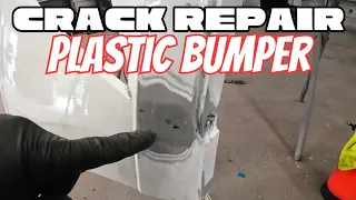 FIX a CRACKED plastic bumper cover.