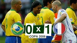 JOGO HISTÓRICO - Brasil 0 x 1 França - (1080p HD) - Copa do Mundo 2006 (SHOW DE ZIDANE)