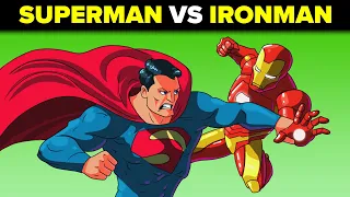 Superman vs Iron Man - Who Would Actually Win? (DC vs Marvel)