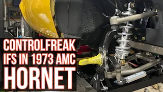 AMC Hornet Independent Front Suspension Install - Control Freak - #dumptruckhornet