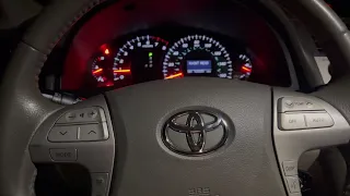 How to push start your Camry when Key Is Not Detected