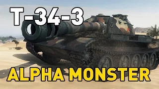 World of Tanks || T-34-3 - Alpha Monster