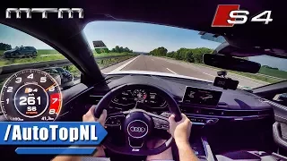 2017 Audi S4 MTM ACCELERATION & TOP SPEED 425HP AUTOBAHN POV by AutoTopNL