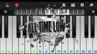 All Time Low Song On piano|Perfect Piano|Mobile #alltimelow