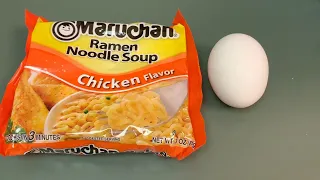 $1 dinner- delicious ramen noodles recipe with egg 🍜   cheap & easy ramen noodles with egg recipe