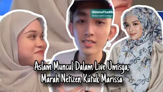 Aslam Muncul Dalam Live Umisya, Marah Netizen Kutuk Marissa