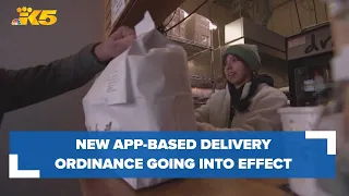 Seattle's new app-based delivery ordinance goes into effect Saturday