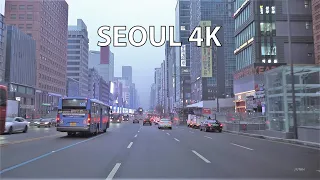 Seoul 4K - Gangnam District - Driving Downtown