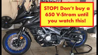 STOP! Don't buy a 650 VStrom until you watch this!