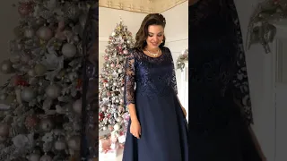 Нарядное платье выполнено из гипюра и шифона. Mira Fashion 3978-7