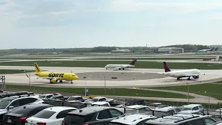 3 3L Takeoffs at Detroit Metro Airport (KDTW)